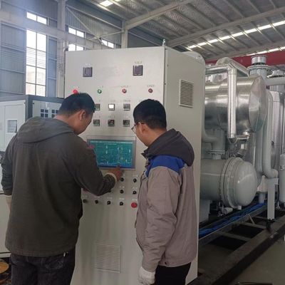 Sistema di depurazione del gas di CO2 con monitor remoto