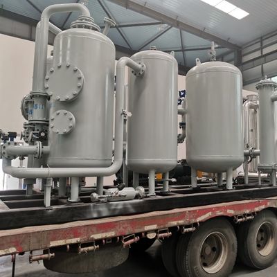 Sistema di recupero di asciugatrice di gas a anidride carbonica con monitor di purezza online