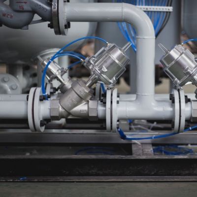 Unità PSA ad azoto con design skid per stoccaggio in atmosfera modificata