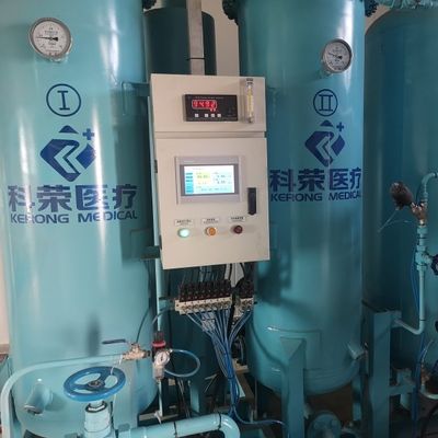 Macchina generatrice di PSA O2 completamente automatica con cilindri di riempimento
