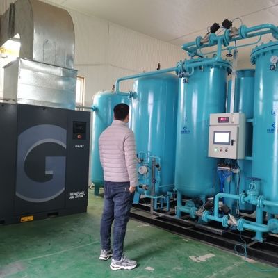 Macchina generatrice di PSA O2 completamente automatica con cilindri di riempimento