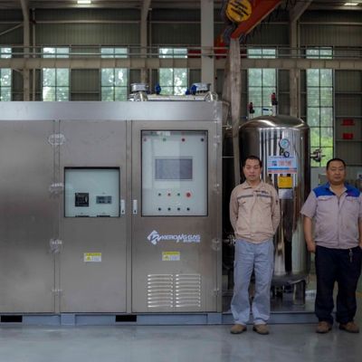 Sistema di recupero del gas a prova di esplosione con funzionamento automatico conforme alla norma ASME