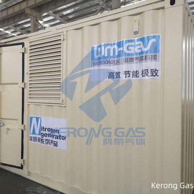 Impianto di generazione di gas contenente azoto a motore Skid 40HQ con certificato ASME