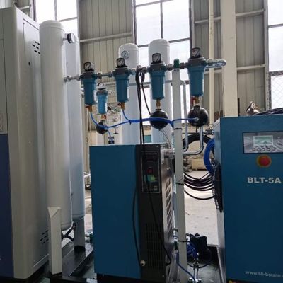 5Nm3h Capacità di flusso ridotto 220V Voltaggio PSA Basato impianto di ossigeno