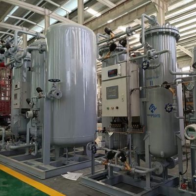 Impianto di generazione di gas azoto per contenitori in loco a grande portata