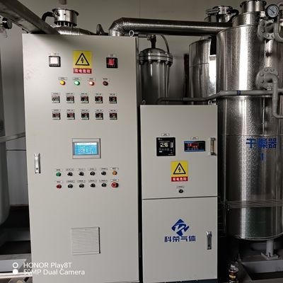 Purificatore per la generazione di gas di azoto a basso costo di manutenzione certificato per recipienti a pressione