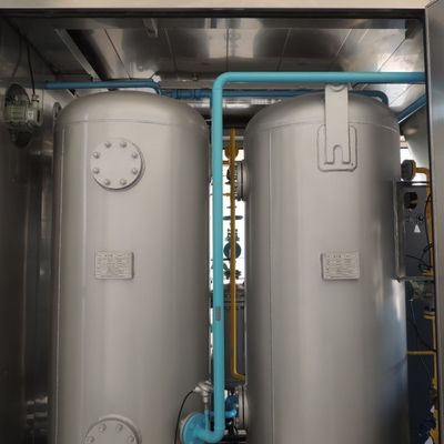 Impianto di generazione del gas azoto in contenitore completamente automatico con bombole di riempimento