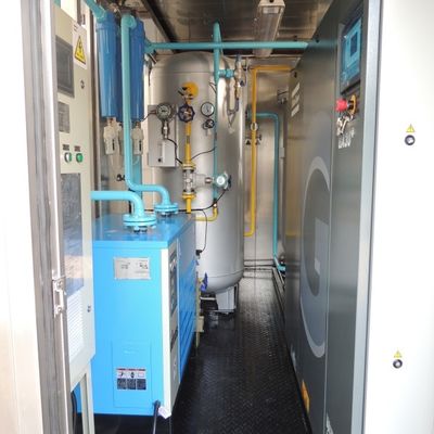Impianto di generazione di gas di azoto per petrolio e gas di tipo contenitore mobile IP65