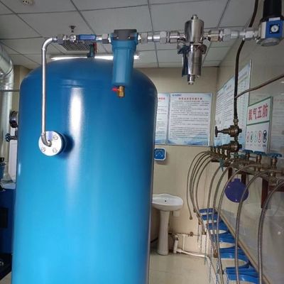 Generazione di ossigeno mediante sistema PSA per ospedali con monitor di ossigeno in loco