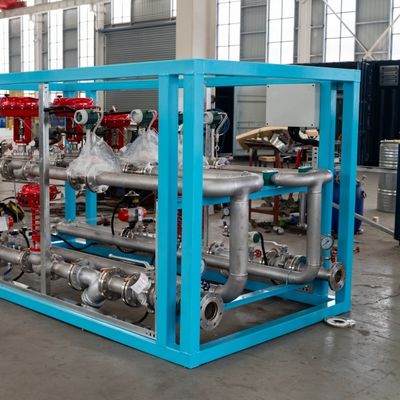 Equipaggiamento per la miscelazione del gas idrogeno al 75% per la fabbrica di ferro e acciaio con monitor remoto