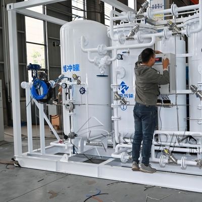 Generatore di azoto in acciaio al carbonio per pressione di esercizio 27bar per taglio laser