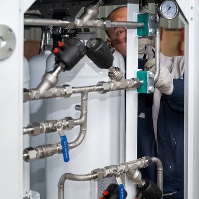 Miscelatore di gas in acciaio inossidabile di dimensioni compatte a rapporto a prova di esplosione regolabile