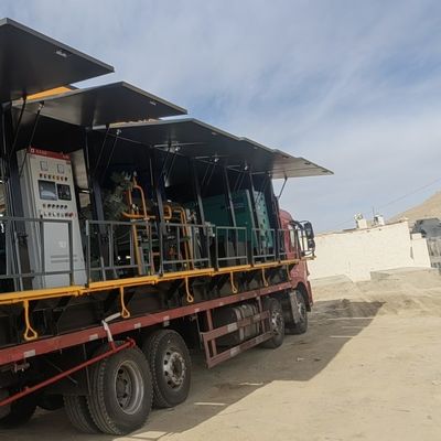 Generatore di azoto a membrana mobile con compressore d'aria diesel