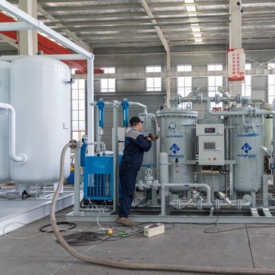 Unità di produzione di azoto regolabile ad alta capacità di produzione con qualità di costruzione superiore