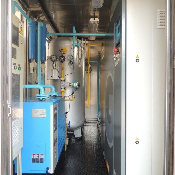 Impianto di generazione di azoto a gas a tensione 6KV ISO Container con monitor di ossigeno