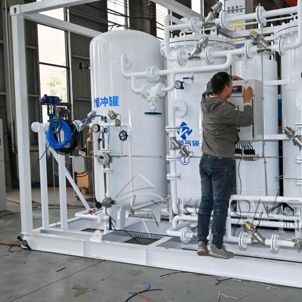 Generatore di azoto in acciaio al carbonio per pressione di esercizio 27bar per taglio laser