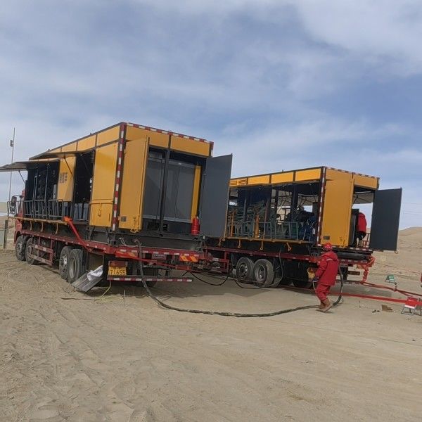 Generatore di azoto a membrana di tipo containerizzato per spurgo tubazioni