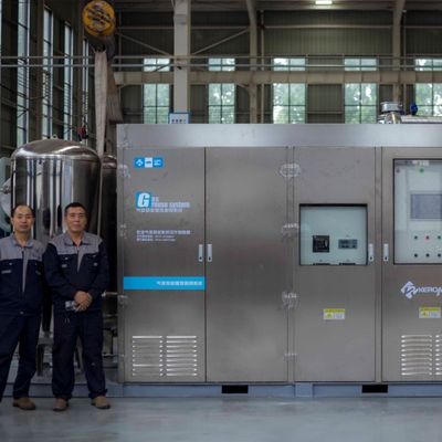 Sistema di recupero dell'essiccatore di gas di elio IP65 con monitor di purezza online