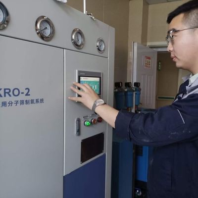 40 GP ISO Container PSA Based Oxygen Plant con stazione di riempimento 150 bar